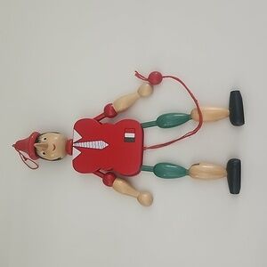 Pinocchio Italian Wood Pull Toy